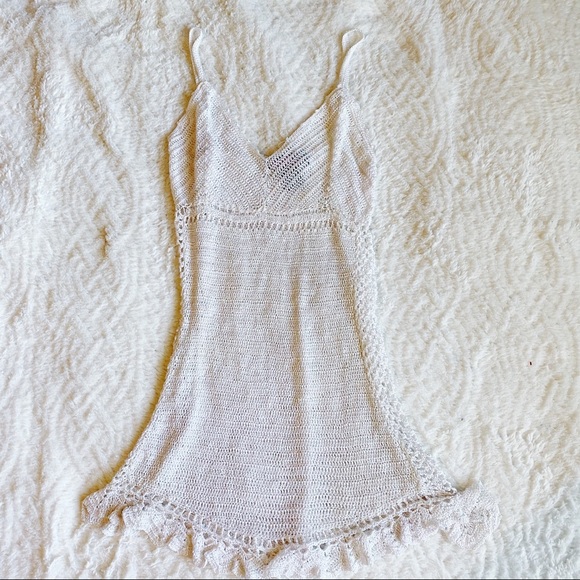 Tops - CROCHET BIKINI COVER UP